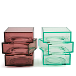 Стол журнальный в форме кубов Acrylic Furniture Lumina Crimson Clarity варинант исполнения - 6 | Loft Concept в Краснодаре