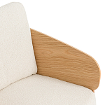 Кресло с каркасом из массива дуба Gallin Chair Boucle варинант исполнения - 5 | Loft Concept в Краснодаре