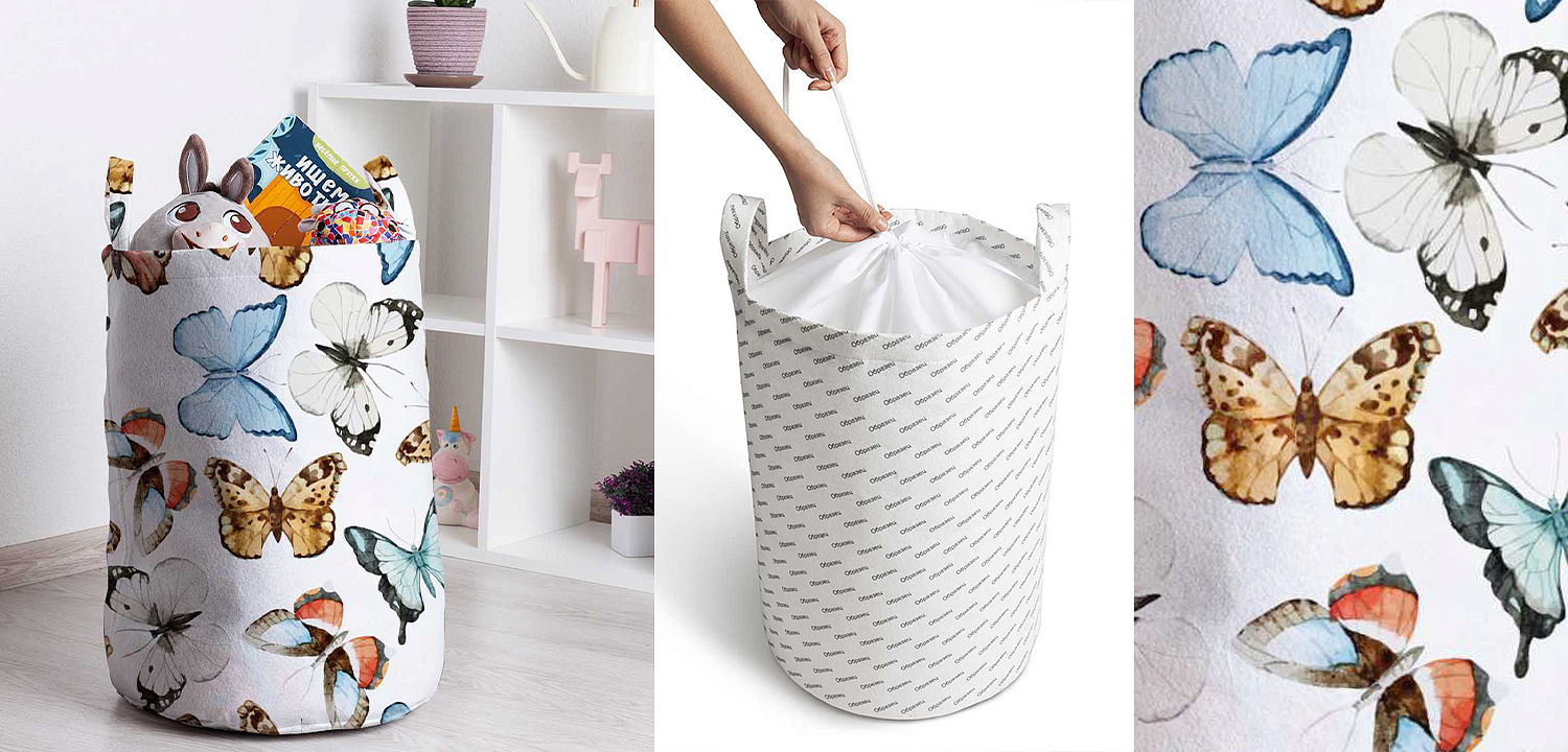 Корзина Butterflies Basket - Loft-Concept в Краснодаре