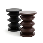 Фигурный приставной столик черного цвета AMORPHOUS варинант исполнения - 3 | Loft Concept в Краснодаре