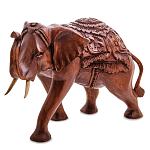 Статуэтка из дерева суар в виде слона Two Tusks варинант исполнения - 1 | Loft Concept в Краснодаре