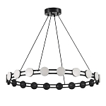 Люстра кольцевая с круглыми светодиодными источниками света Maxine Light варинант исполнения - 3 | Loft Concept в Краснодаре