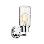 Бра с цилиндрическим прозрачным плафоном из стекла с пузырьками Elstead Lighting варинант исполнения - 1 | Loft Concept в Краснодаре