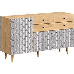 Буфет с принтом на дверцах Elise Cupboard варинант исполнения - 13 | Loft Concept в Краснодаре