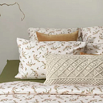 Чехол на подушку с макраме бежевого цвета Macrame варинант исполнения - 6 | Loft Concept в Краснодаре