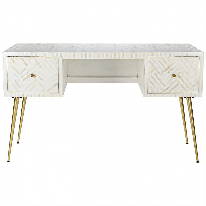 Стол Cream Indian Bone Inlay table Кремовый в Краснодаре | Loft Concept 