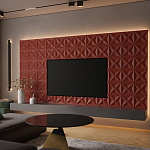 Гипсовая 3D панель с принтографией PM-11 варинант исполнения - 1 | Loft Concept в Краснодаре