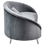 Диван с мягкой обивкой из ткани серый Ethan Sofa варинант исполнения - 1 | Loft Concept в Краснодаре