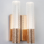 Бра с двумя плафонами Dew Drops Tube Duo Gold Wall Lamp варинант исполнения - 3 | Loft Concept в Краснодаре
