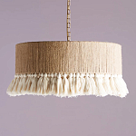 Люстра круглая плетеная с кисточками Solar Glow варинант исполнения - 6 | Loft Concept в Краснодаре