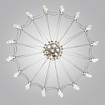 Люстра подвесная из металла с прозрачными подвесками из хрусталя Quasar 93 варинант исполнения - 11 | Loft Concept в Краснодаре