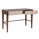 Стол письменный из массива бука с 2-мя ящиками бежевый Wenge Light варинант исполнения - 3 | Loft Concept в Краснодаре