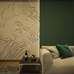 Барельеф PORTRAIT варинант исполнения - 2 | Loft Concept в Краснодаре