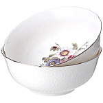 Обеденный сервиз из фарфора с рисунком цветов на 6 персон 23 предмета Garden Whisper Porcelain Set  варинант исполнения - 5 | Loft Concept в Краснодаре