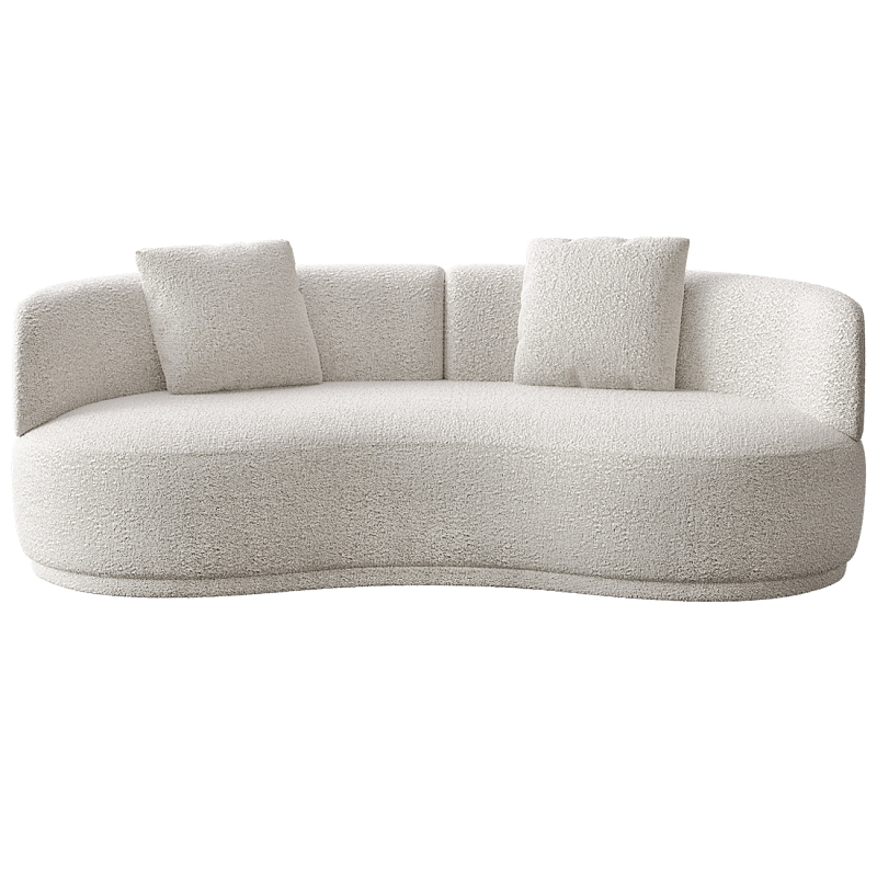 Двухместный диван Calypso Молочный в Краснодаре | Loft Concept 