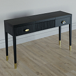 Туалетный стол - Трельяж Elsa Dreams Black 120 см варинант исполнения - 1 | Loft Concept в Краснодаре