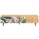 Длинная ТВ-тумба с принтом на ящиках Elise TV Stand варинант исполнения - 15 | Loft Concept в Краснодаре
