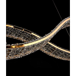 Люстра волнистой формы с фактурным хрустальным плафоном Light Delight варинант исполнения - 6 | Loft Concept в Краснодаре