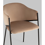 Стул Brace велюр капучино варинант исполнения - 2 | Loft Concept в Краснодаре