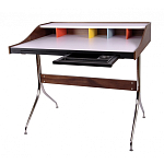 Письменный стол с 2-мя чёрными выдвижными ящиками и нишей с цветными разделителями Ballan варинант исполнения - 1 | Loft Concept в Краснодаре