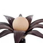 Настольная лампа черная INDONESIAN LAMPS варинант исполнения - 2 | Loft Concept в Краснодаре