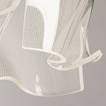 Подвесной светильник цилиндрической формы с прозрачным волнистым плафоном Wave Line варинант исполнения - 8 | Loft Concept в Краснодаре