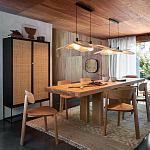 Шкаф с 2-мя дверцами из ротанга ручной работы Fuse Wicker Furniture варинант исполнения - 6 | Loft Concept в Краснодаре