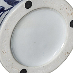 Ваза с бело-синей росписью и изображением цветов Blue & White Ornament варинант исполнения - 2 | Loft Concept в Краснодаре