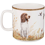 Кружка из фарфора с изображением фазанов и собаки 400 мл Hunting Porcelain Collection варинант исполнения - 1 | Loft Concept в Краснодаре