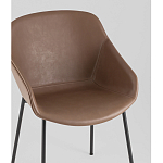 Стул Ashby экокожа светло-коричневый варинант исполнения - 3 | Loft Concept в Краснодаре