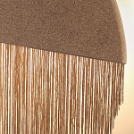 Бра круглое натуральная пробка с бахромой Natural Cork варинант исполнения - 2 | Loft Concept в Краснодаре