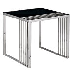 Столик журнальный с черной стеклянной столешницей Embodiment of Contemporary Art  варинант исполнения - 1 | Loft Concept в Краснодаре