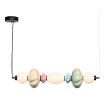 Подвесной светильник линейный с керамическими элементами 24W LED Fragrant Light варинант исполнения - 1 | Loft Concept в Краснодаре