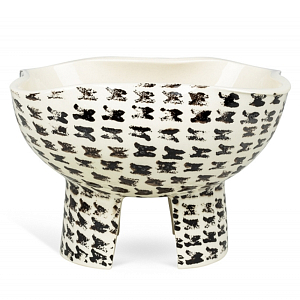 Чаша на ножках для фруктов или сухофруктов "Лонерно"