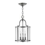 Подвесной светильник с прозрачным стеклянным цилиндрическим плафоном в классическом стиле на цепи Hinkley варинант исполнения - 5 | Loft Concept в Краснодаре