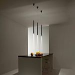 Подвсеной светильник светодиодный металлический цилиндрической формы Высота 80см Trumpet tube варинант исполнения - 9 | Loft Concept в Краснодаре