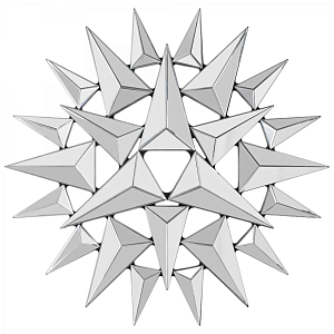 Арт-объект на стену Mirror Spikes