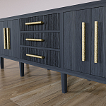 Большая VT-тумба Primo шпон Черный дуб варинант исполнения - 4 | Loft Concept в Краснодаре