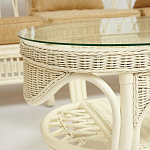 Комплект уличной мебели из ротанга Clara белый варинант исполнения - 9 | Loft Concept в Краснодаре