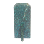 Часы погон ВС подарочные настольные из натурального камня Змеевик Military Clock варинант исполнения - 3 | Loft Concept в Краснодаре