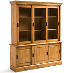 Витрина из массива сосны Cobbett Wood Showcase варинант исполнения - 3 | Loft Concept в Краснодаре