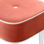 Квадратный мягкий пуф на белых ножках Winton Pouf Square варинант исполнения - 16 | Loft Concept в Краснодаре