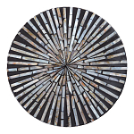 Столик с инкрустацией с перламутровым узором Dominic Black варинант исполнения - 2 | Loft Concept в Краснодаре