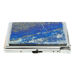 Портсигар с газовой зажигалкой из натурального камня Лазурит Stone Cigarettes Cases варинант исполнения - 5 | Loft Concept в Краснодаре