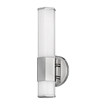 Бра для ванных комнат вертикальное с длинным белым матовым плафоном в форме шестиугольника на круглом основании Hinkley варинант исполнения - 12 | Loft Concept в Краснодаре