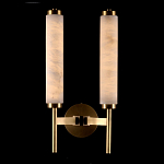 Бра с 2-мя цилиндрическими каменными плафонами Wand of Light варинант исполнения - 1 | Loft Concept в Краснодаре