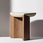 Дизайнерский журнальный стол полукруглой формы Pokun варинант исполнения - 1 | Loft Concept в Краснодаре