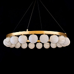 Люстра круглая с сферическими плафонами из натурального камня Phased Spheres варинант исполнения - 2 | Loft Concept в Краснодаре