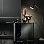 Консоль дымчатого цвета с изогнутым основанием Arabesque варинант исполнения - 4 | Loft Concept в Краснодаре