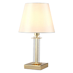 Настольная лампа с белым тканевым абажуром в форме конуса Laurent варинант исполнения - 6 | Loft Concept в Краснодаре